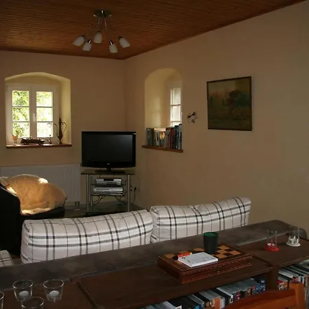 Im Sanierten Fachwerkhof Mit Terrasse Und Pool Nah An Dresden *