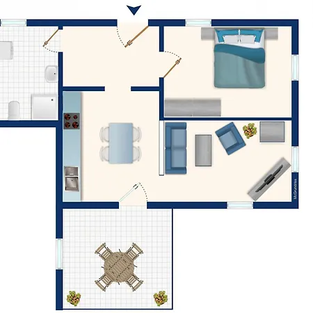 Apartment Mit Terrasse Im Sanierten Fachwerkhof Muglitztal